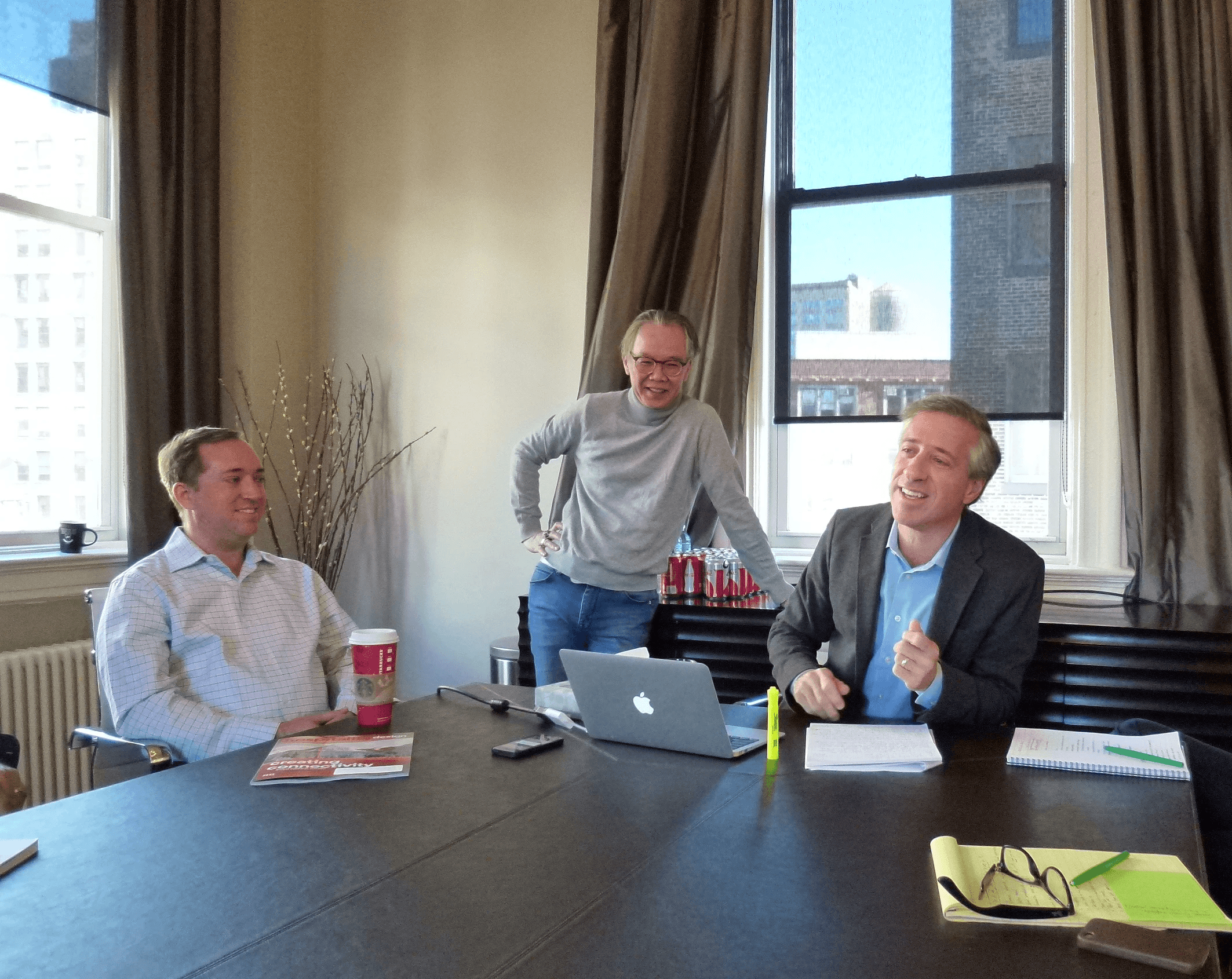 The MLX team in a project meeting